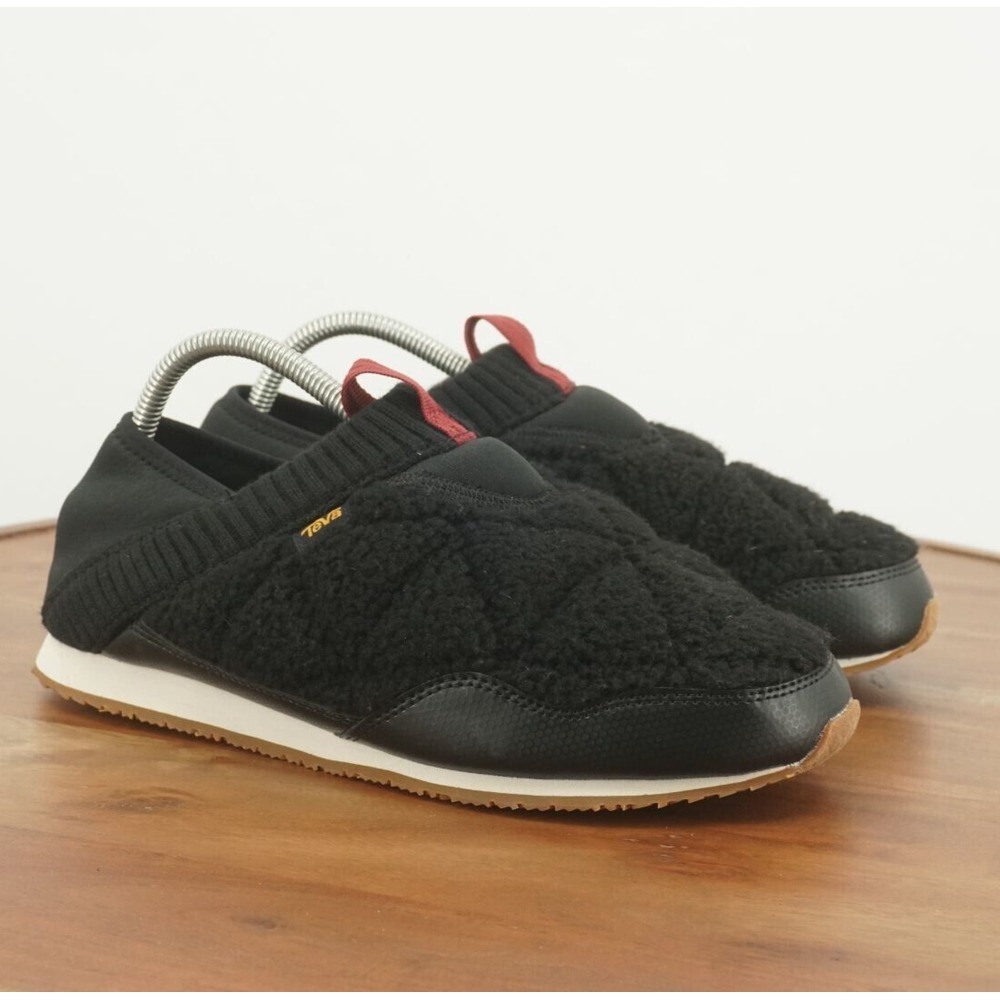 Teva Womens Ember Moc Fleece Slip On Shoes Size 10 Black 1120163